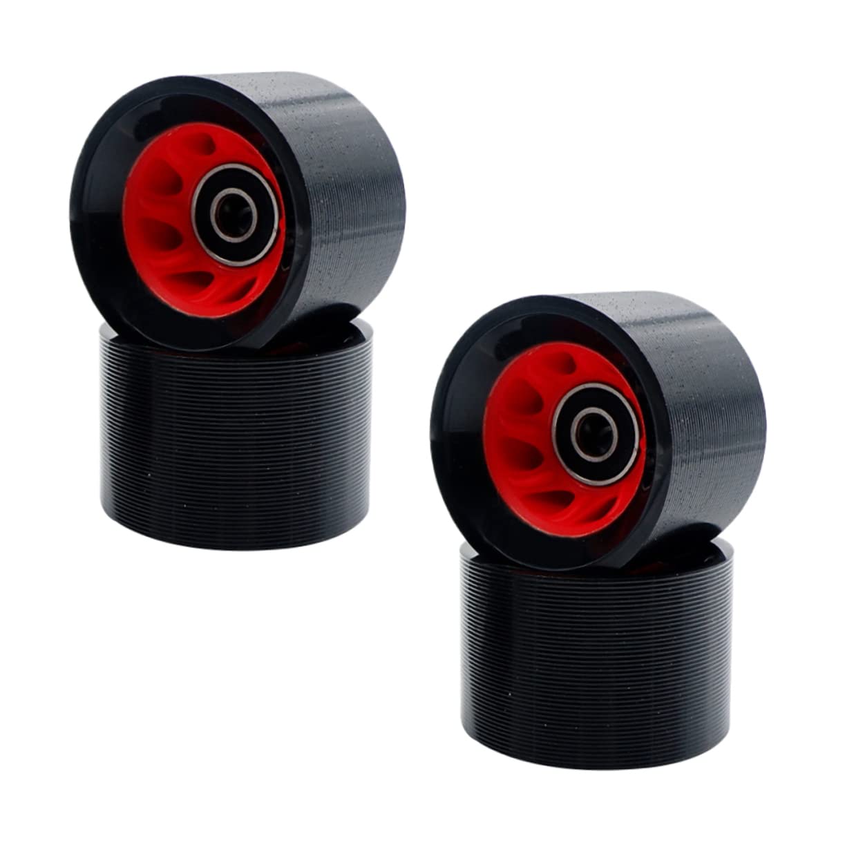 BIUDECO Skate Cruiser Wheel 1 Set of 95a Pu Wear-resistant Wheels Easy to Install for Roller Skates and Skateboards