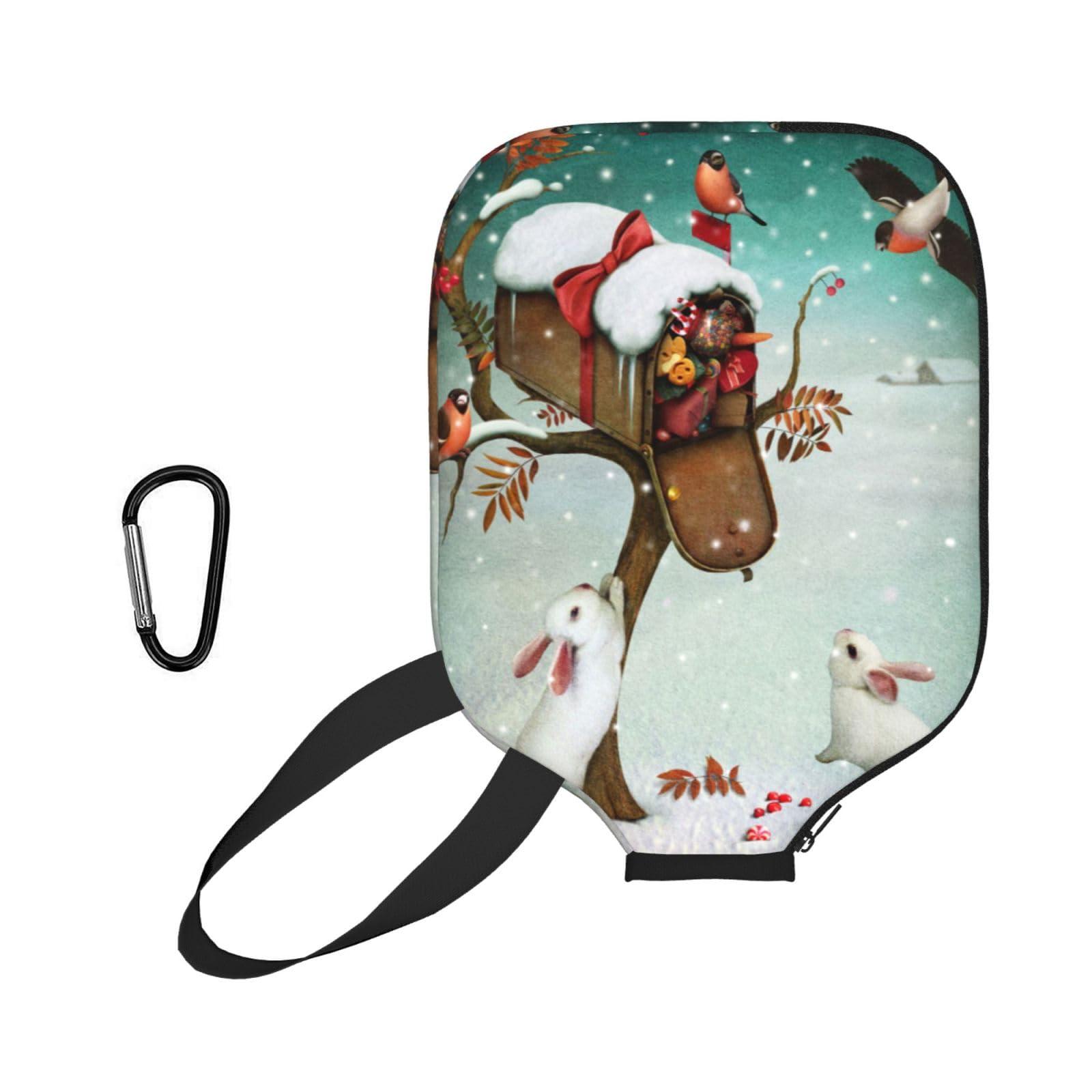ESNAIUVCD Christmas Rabbit Bunny Print