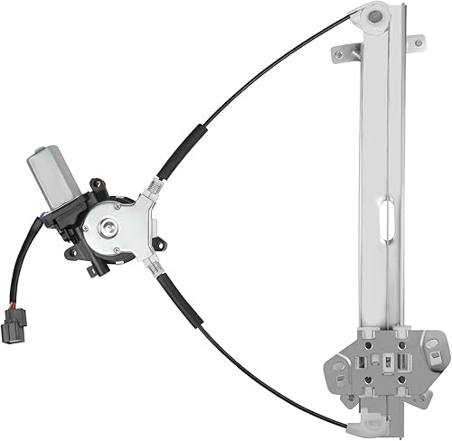 NPAUTO Elevalunas delantero del lado del conductor con motor de repuesto para Honda Accord 2003 2004 2005 2006 2007 (solo cupé de 2 puertas),