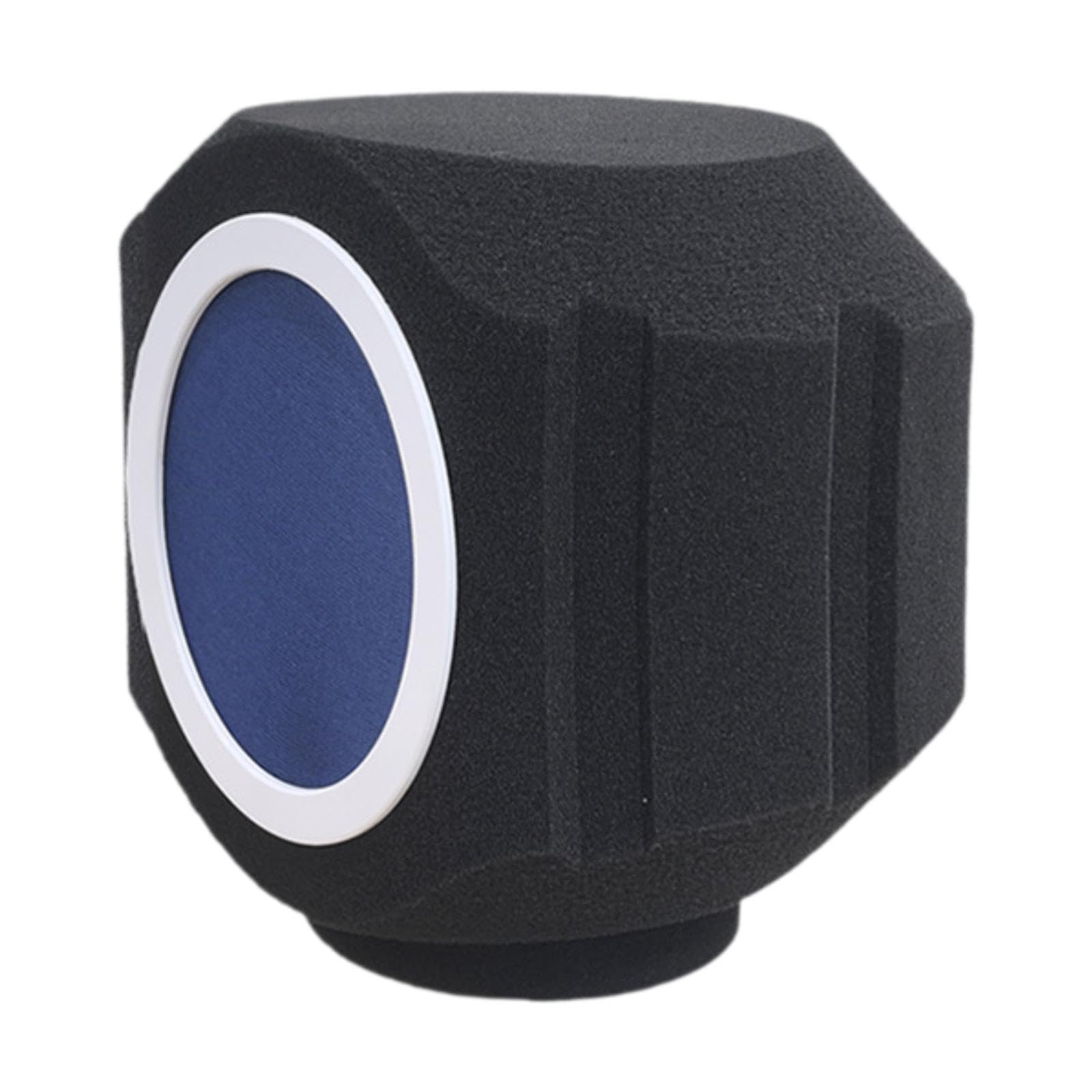 The Style Sutra Mic Pop Filter for Noise and Reflection Reduction Indoor Outdoor Vocal Booth Blue|Parts & Accessories|1 Microphone Soundproof Sponge-image-25