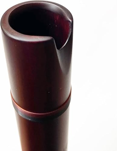 Miniatura 3 de Quena profesional de estilo andino de Perú afinada en Sol mayor (440) la hizo de estilo mate de madera amazónica