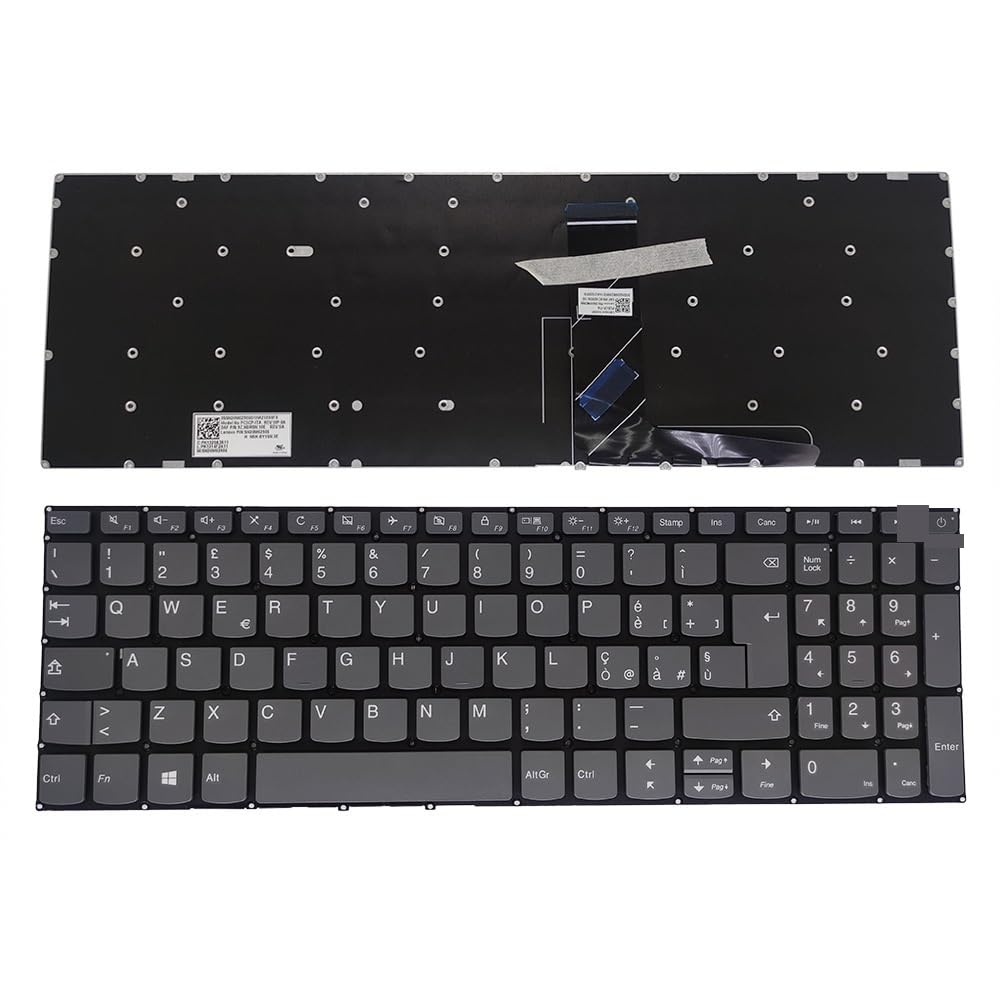 Clavier Lenovo Ideapad L340-15 bloqué ? Solution de remplacement grise italienne - 2