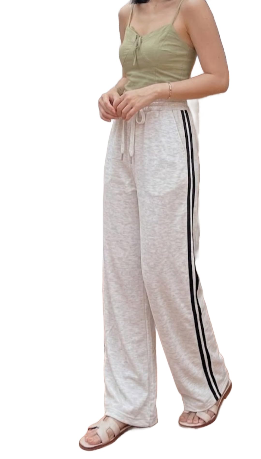 dockstreet Track Pant for Women || Baggy Fit || Track Pants || Full Elastic Jogger Track Pant ||-picture-22