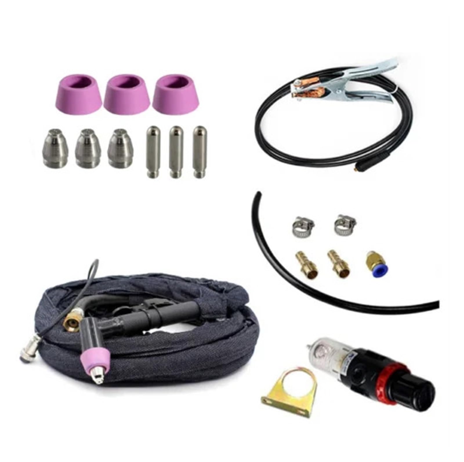 Przecinarka plazmowa, Palnik AG60 do cięcia plazmowego IGBT 65 A i przenośna cyfrowa maszyna 18 mm PLC65
