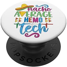 Mexican Fiesta Cinco De Mayo Nacho Average Hemo Tech PopSockets Adhesive PopGrip