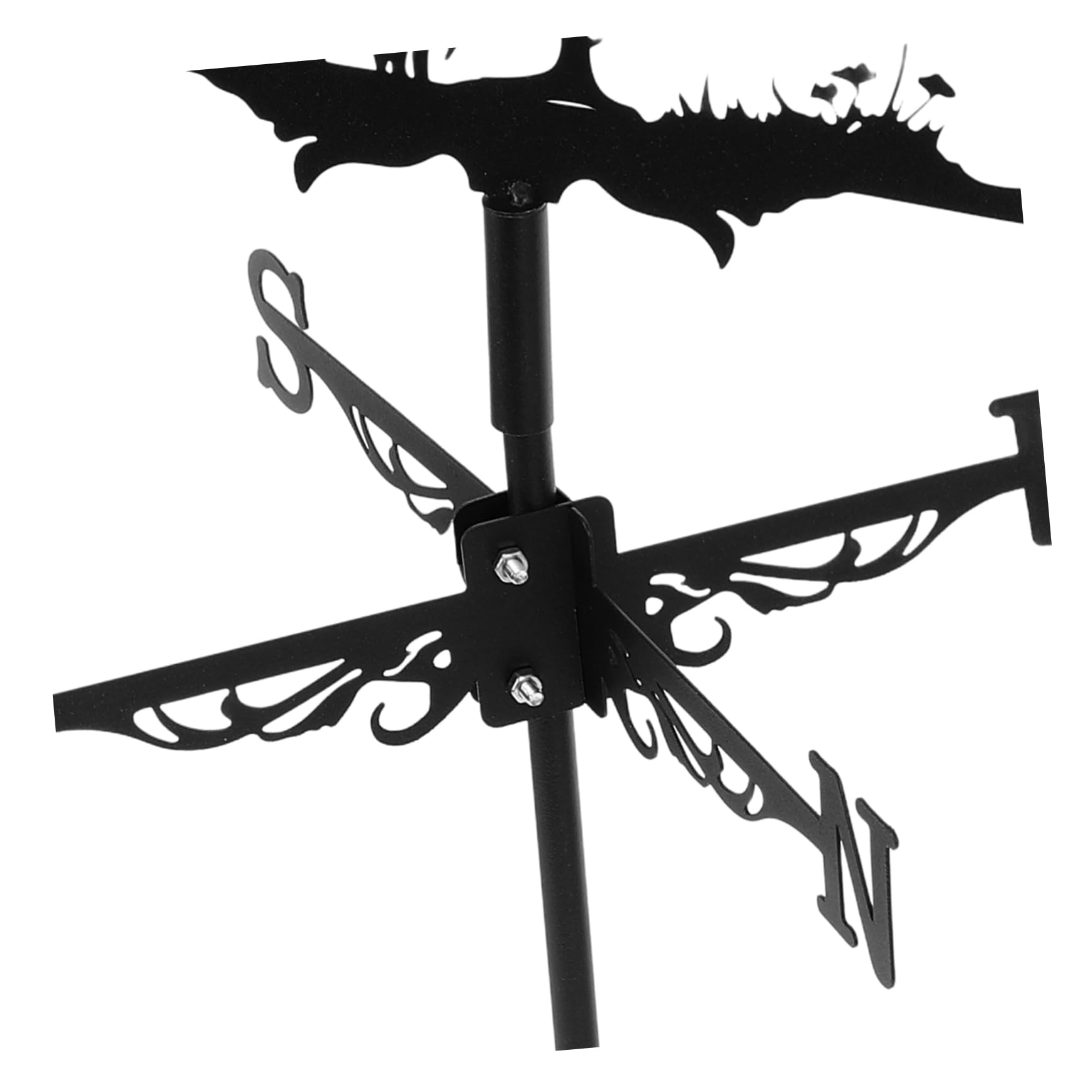 Dekorative Wetterfahne Hahn aus Eisen für Garten und Scheune