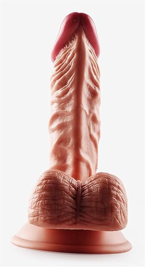 Dildo vibrador artificial de 17 cm de piel suave y de gran ...