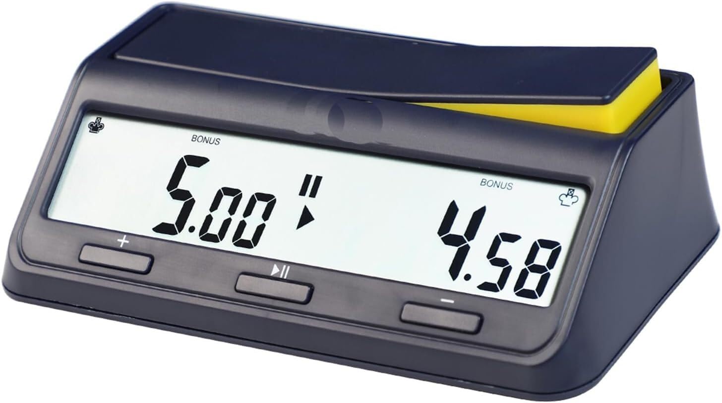 Temporizadores de cocina para cocinar, temporizador de cuenta regresiva, reloj de ajedrez digital con función de alarma para juego de mesa profesional