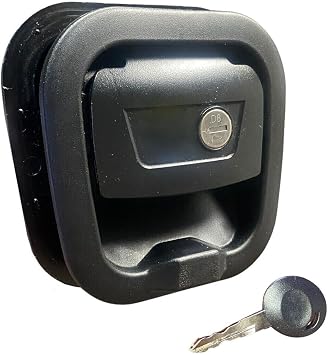 RV Slam-Latch Storage Door Latch Invisi Hold Magnet and Key 357