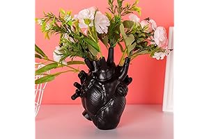Human Heart Organ Shape Vase: Creepy Halloween Home Desk Decor