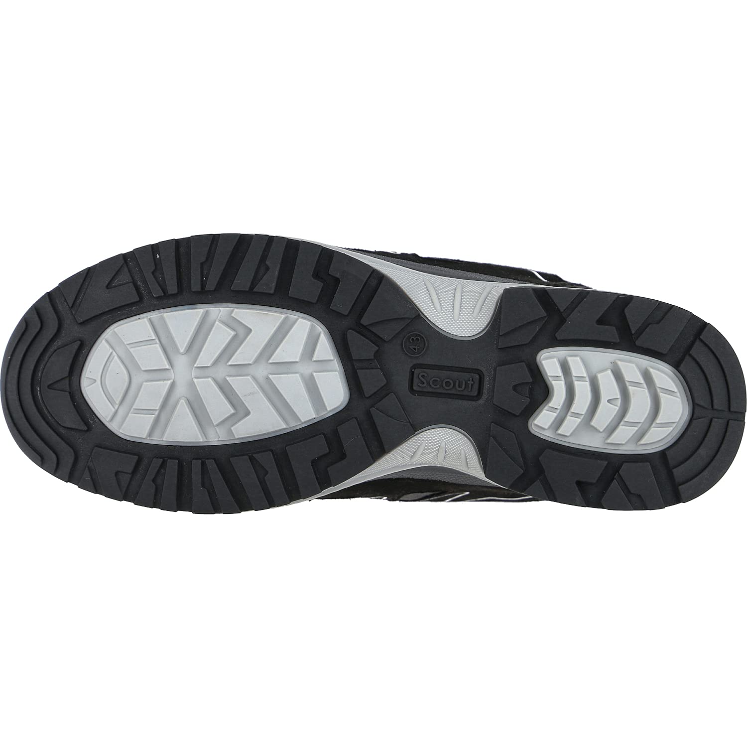 Dogwalker BARRY Sympatex Halbschuh Modell 1031, grau/schwarz, Gr. 43