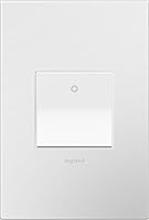 Vista 11 de Legrand adorne 15A - Interruptor de paleta de 1 o 3 vías con placa de pared a juego, acabado grafito, paquete de 12, ASPD1532G4WP-12PK