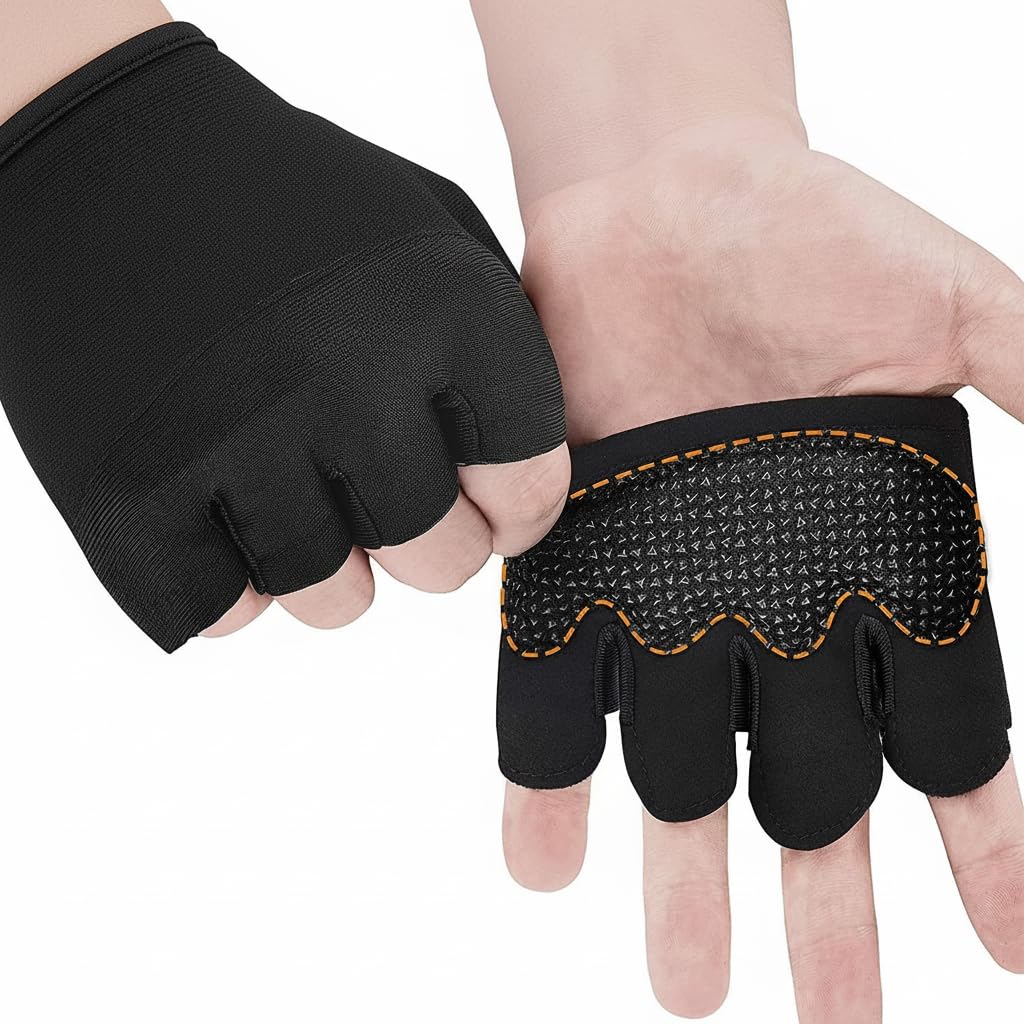 NALACAL New Weight Lifting Gym Workout Gloves Men & Women, Partial Glove Just for The Calluses Spots, Great for Weightlifting, Exercise, Training, Fitness