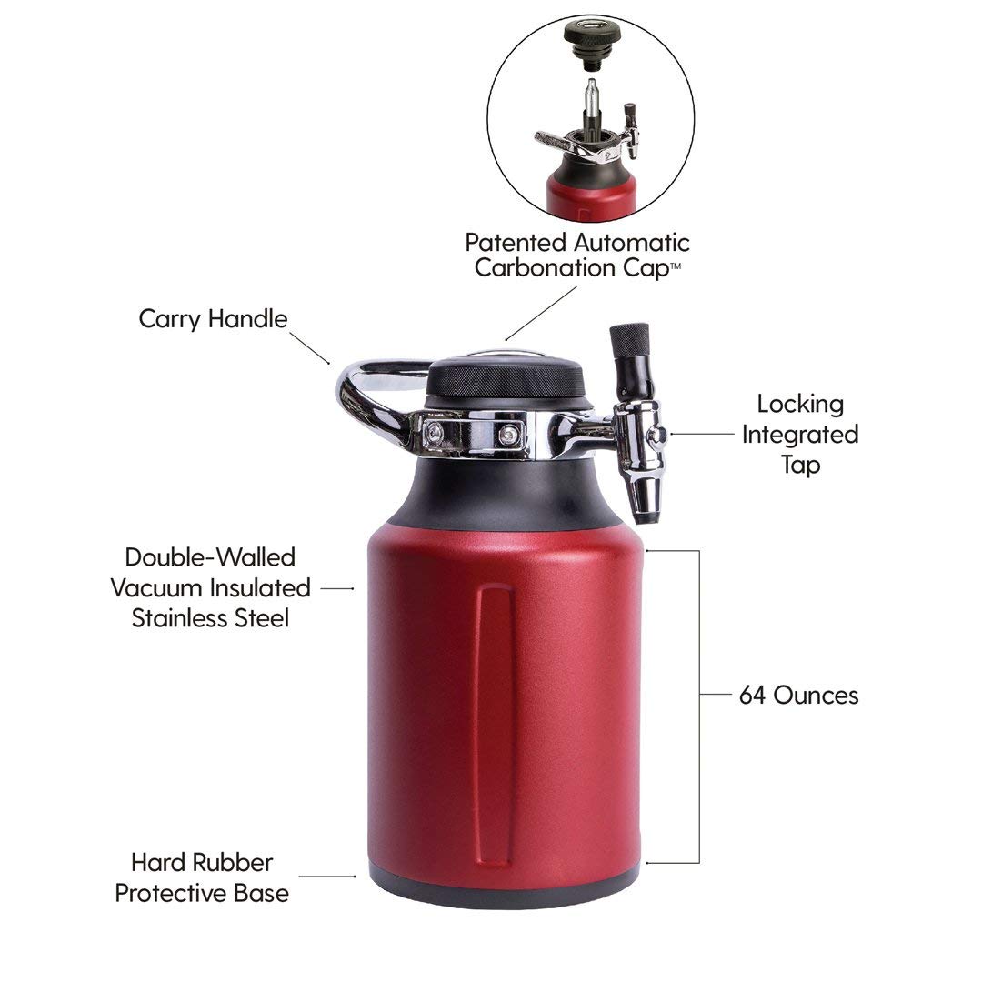 Amazon.com: GrowlerWerks uKeg Go Carbonated Growler Beer Gift and