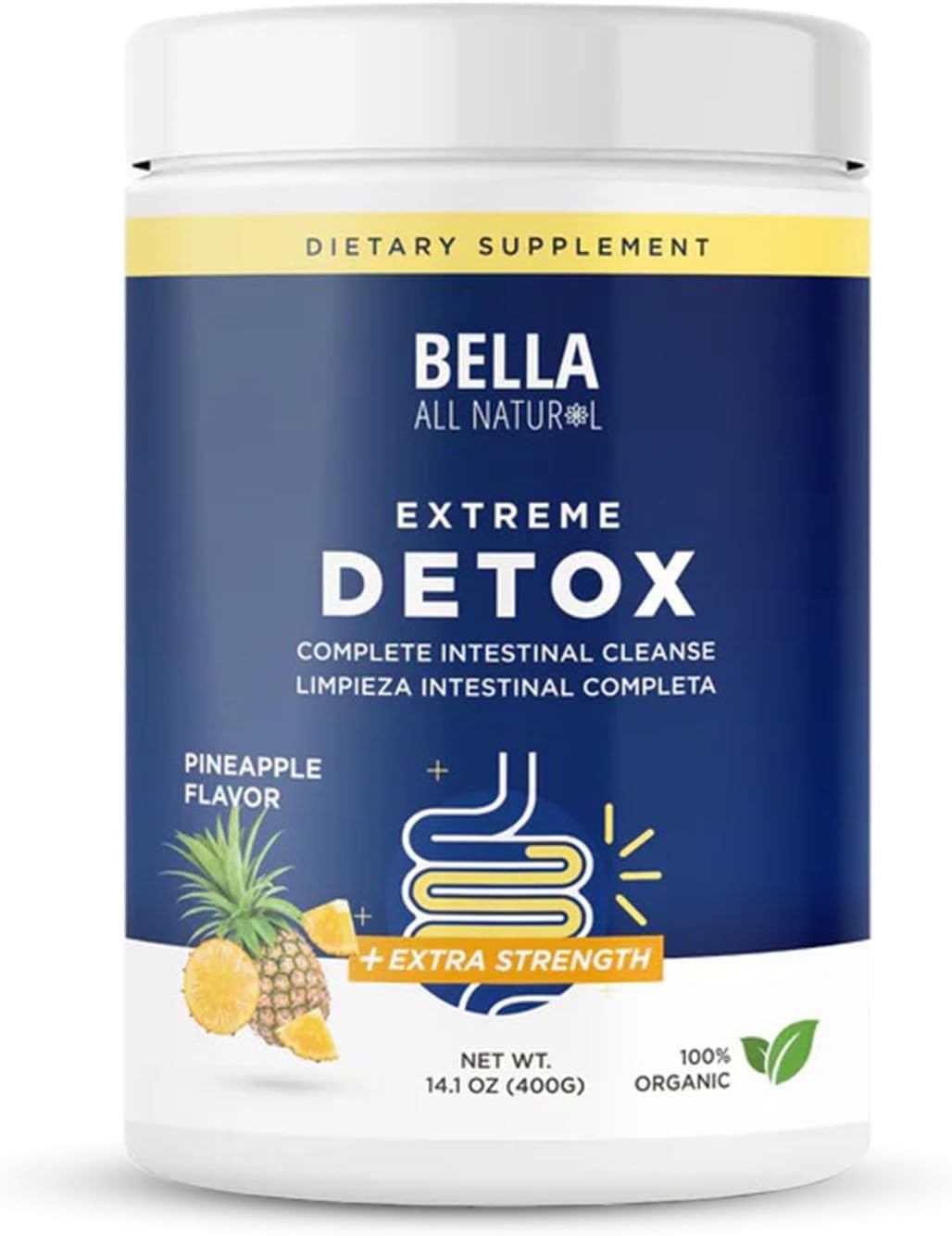 Bella All Natural Extreme Detox Powder (Pineapple)