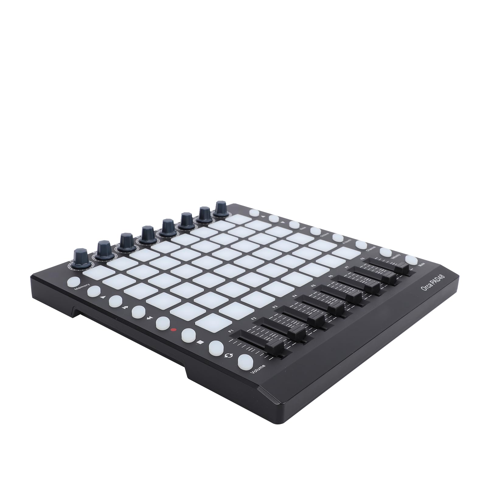 Controller MIDI, 48 Pad Sensibili Alla velocità RGB con 8 Manopole e Fader Assegnabili, per Principianti della Produzione Musicale