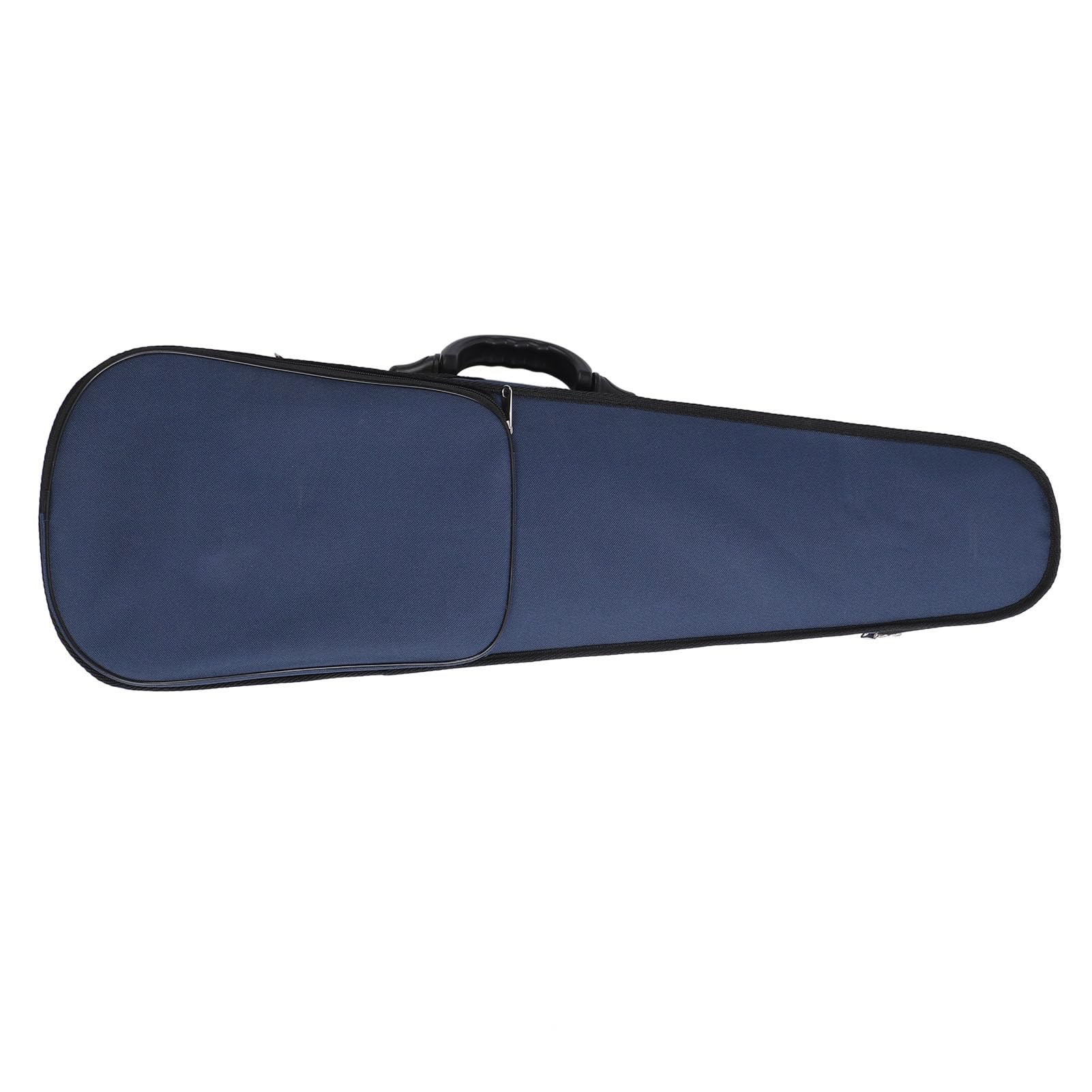 Jeffergarden Custodia per Violino Custodia Rigida in Tessuto Oxford Blu con Design a Sospensione Igrometro Borsa Portatile per Studenti Pendolarismo Viaggi di Pratica con Spallacci
