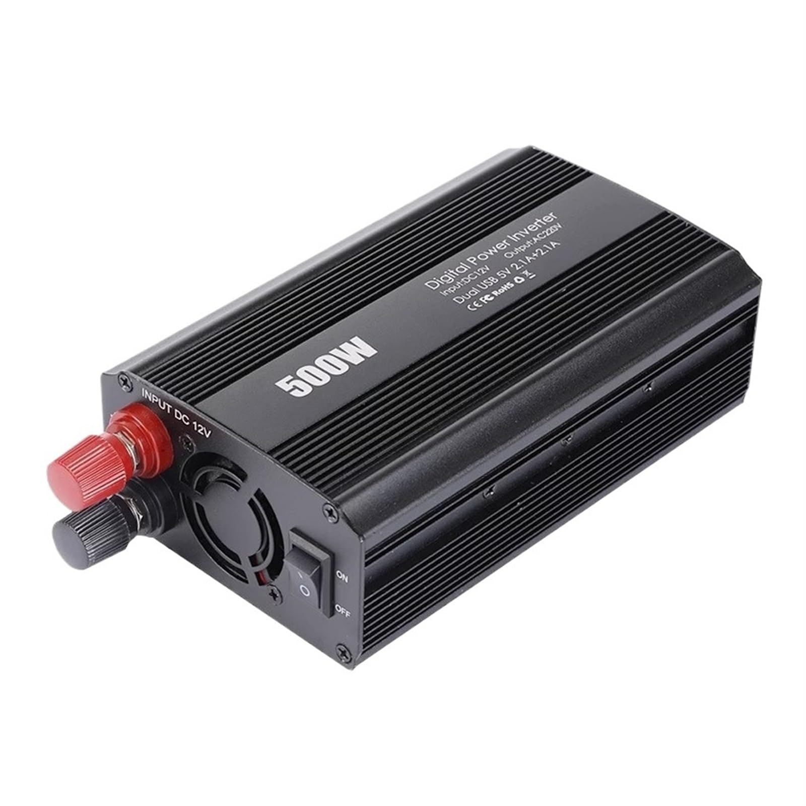 Onduleur de voiture 500W pour charger un ordinateur portable et un téléphone en route