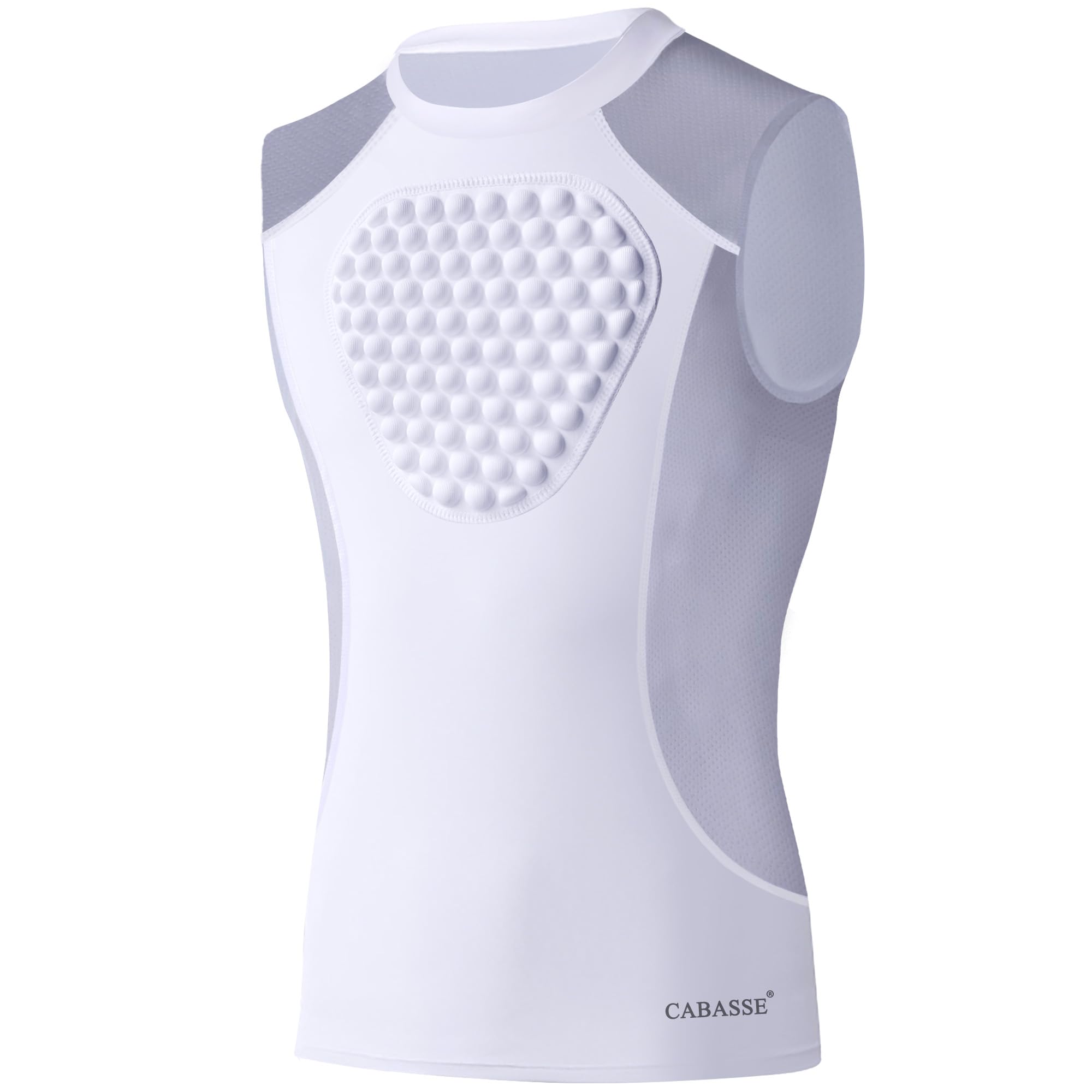 Cabasse Youth Chest Protector, Heart-Guard/Sternum Protection Shirt for Baseball, Football, T Ball, Lacrosse & Goalies