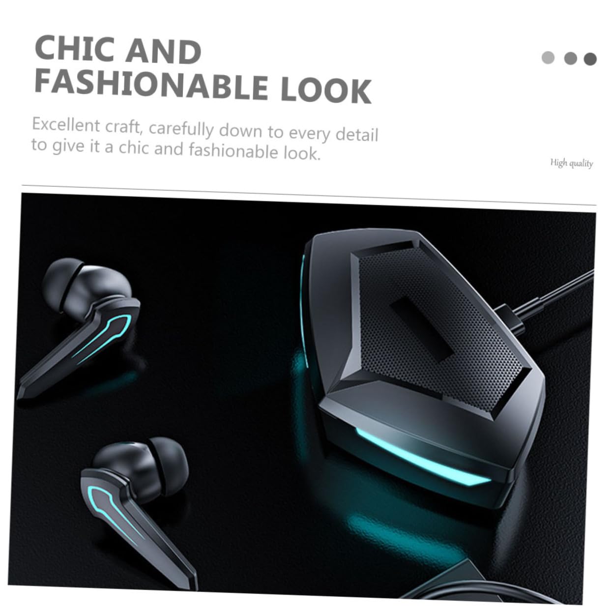 NUOBESTY 1 Set Cuffie Wireless Auricolari Sportivi Design e Compatto per Chiamate e Musica per Allenamento e Nero