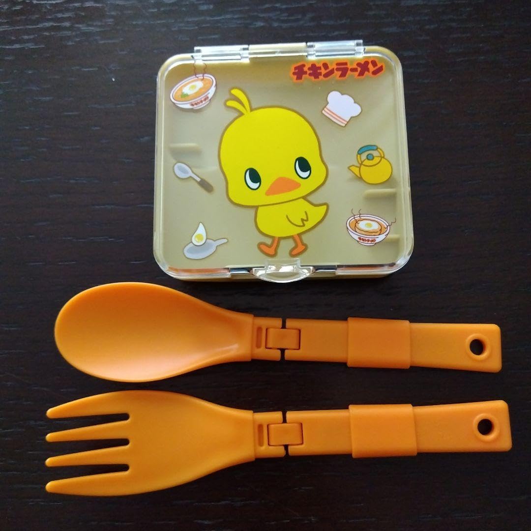 Amazon | チキンラーメン ひよこちゃん オリジナルカトラリーセット