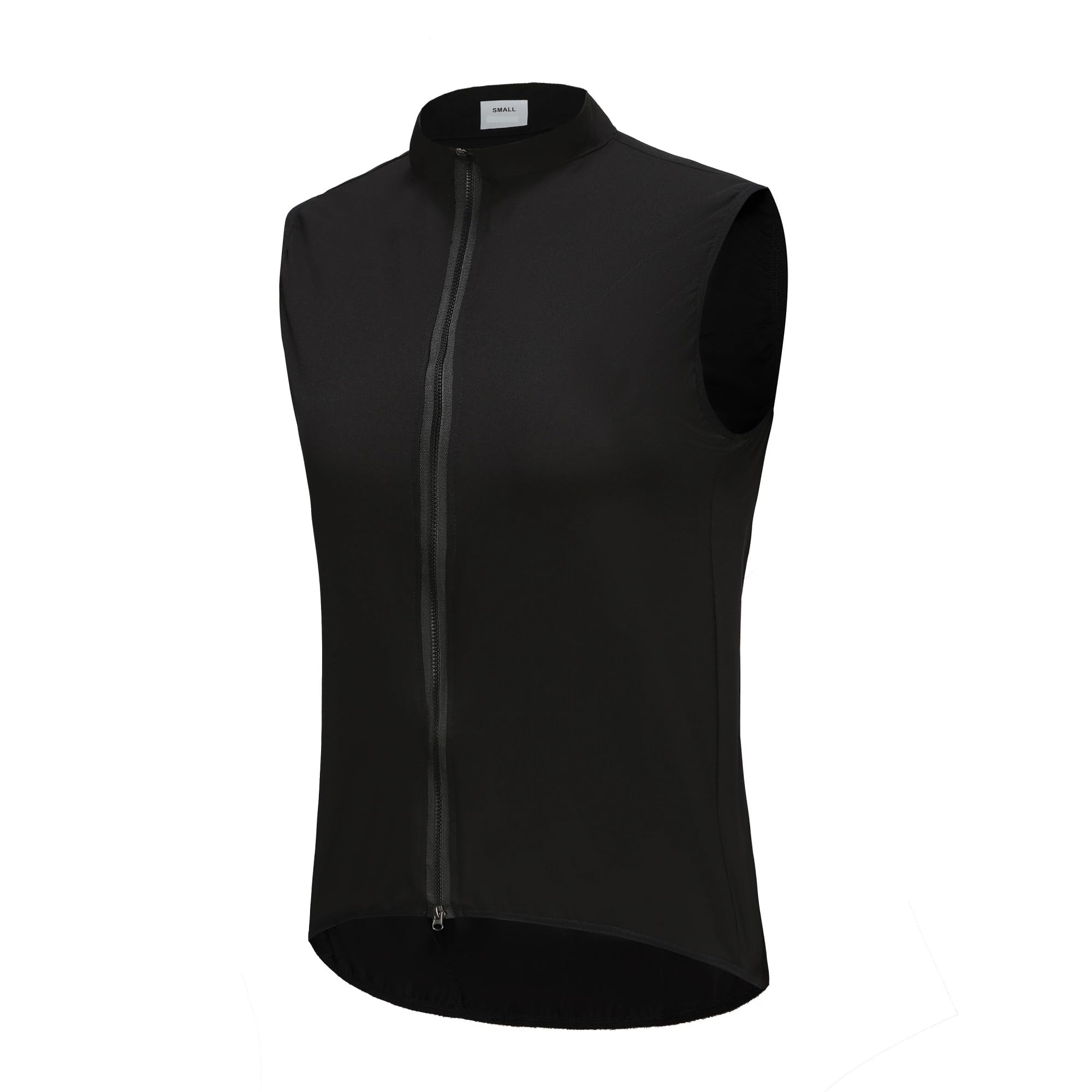 Herren Winddichte wasserdichte leichte ärmellose Fahrradjacke Fahrradbekleidung Fahrradweste Radlerweste(Khaki,Asia-3XL)