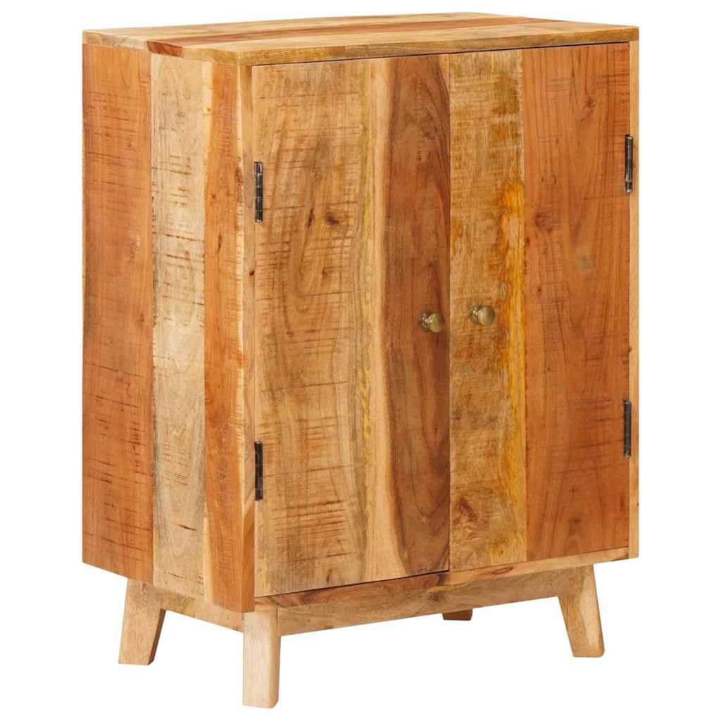 Armadietto in legno massiccio di mango, marrone, 55 x 35 x 75 cm