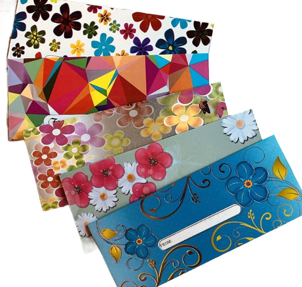 Fancy money envelopes (set of five)