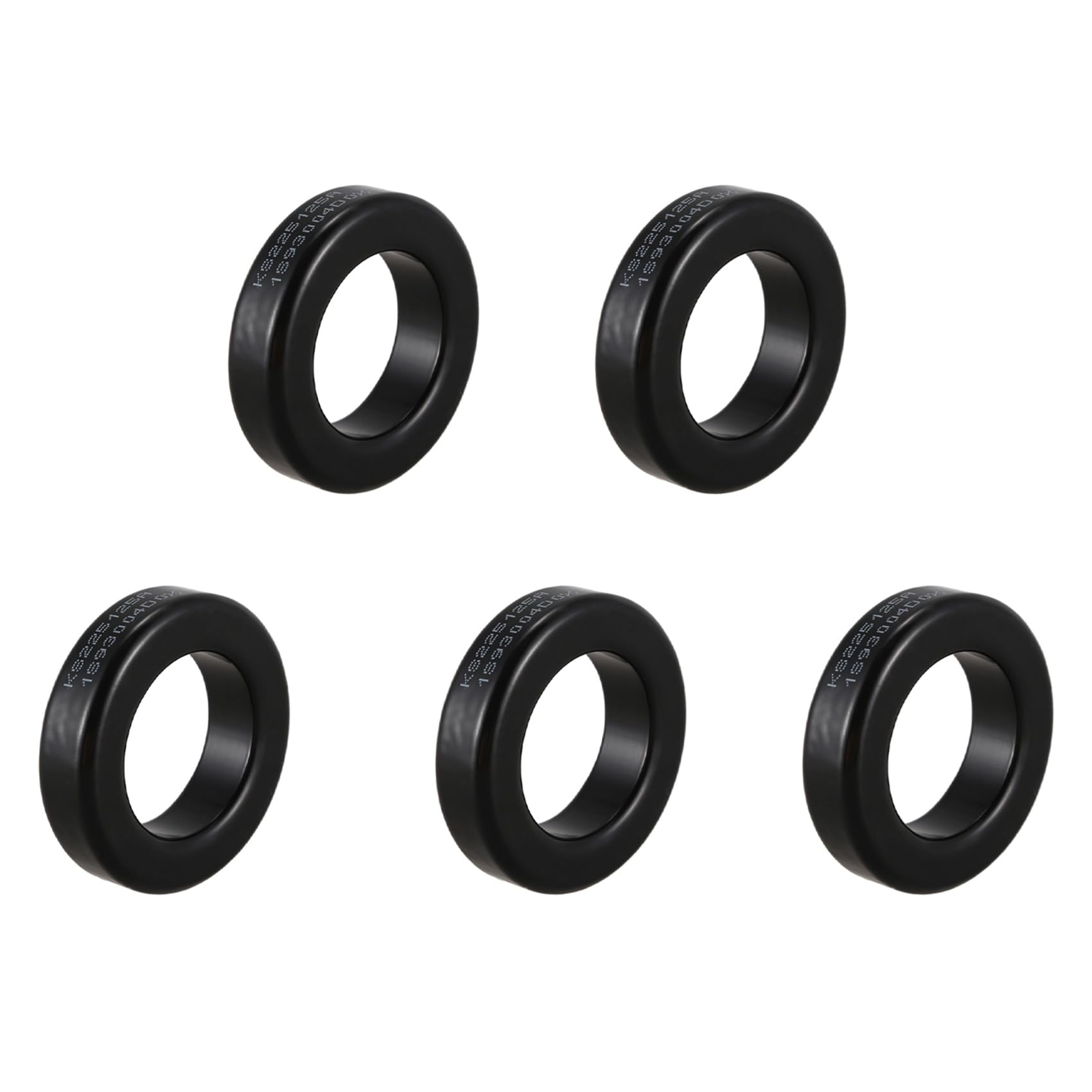 Jnchdghwa Black 5X Transformer Choking Coil Parts Toroid Ferrite Core As225-125A