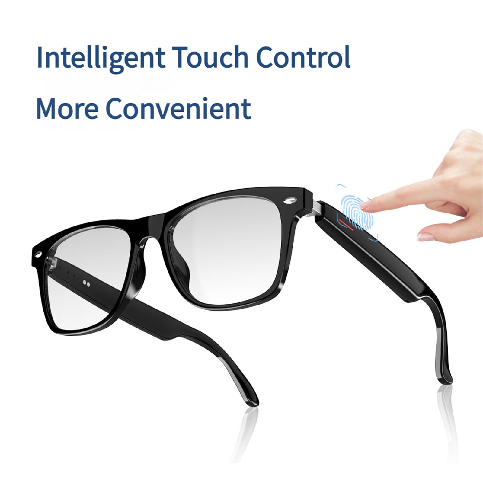 Occhiali da Sole Bluetooth Intelligenti con Display indossabile, Occhiali con traduzione AI, Luce polarizzata, Protezione dalla Luce Blu,G