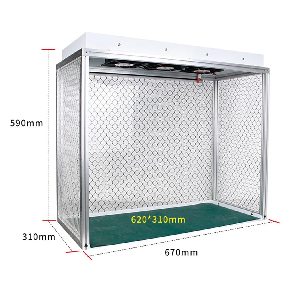 Cabina De Flujo Laminar Vertical Profesional, Mesa De Trabajo Limpia con Flujo De Aire Silencioso, Mesa De Trabajo Portátil para Reparación De Electrónica, Soldadura Y Uso En Laboratorio