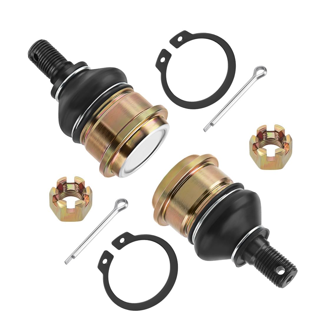 4 x przednie górne i dolne przeguby kulowe pasujące do Yama-ha Grizzly 700 550 FI 4x4 Kodiak 450 700 2013-2024 3B4-23579-01-00 3B4-23579-00-00