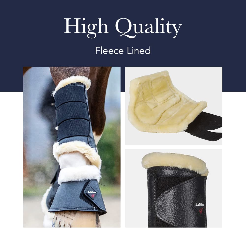 LeMieux Par de Forro Polar Botas de cepilladoUnisex adulto