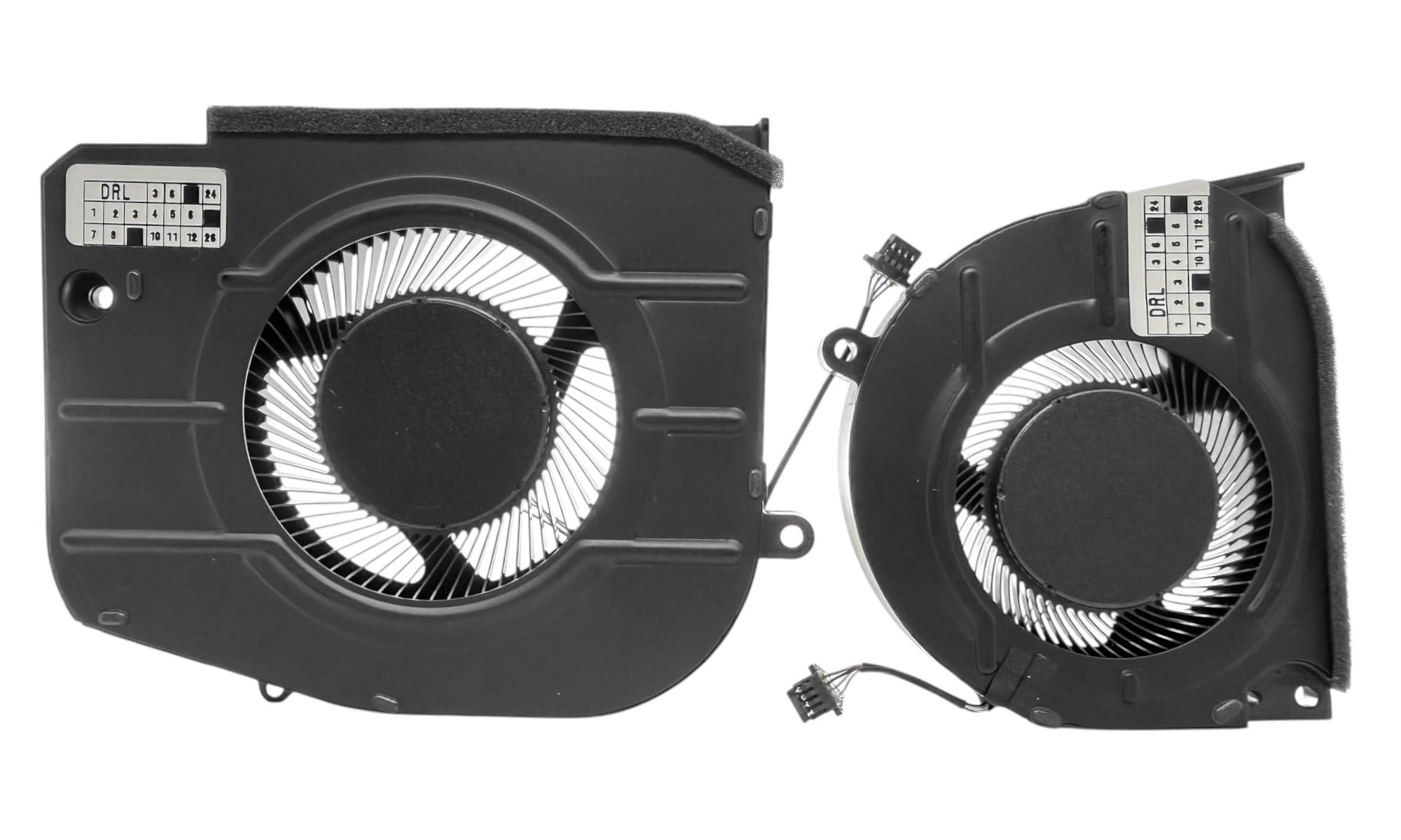 CPU+GPU fan for Dell Inspiron 16 Plus 7620 NVIDIA GeForce RTX 3050/3050 Ti only, N49HW, DFS5K323161A1E, Y2TW6, DFS5H22404666E
