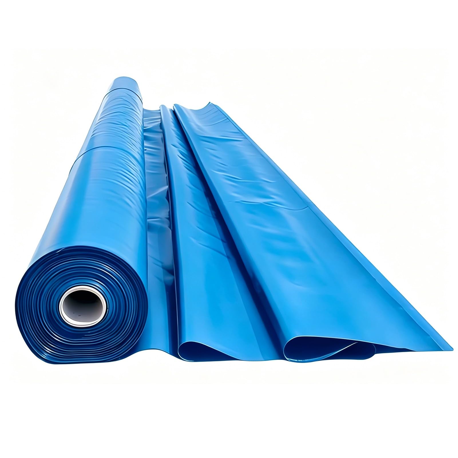 MARXAN 0.12mm Thick Pond Liner Underlay 3x4m 4x6m 7x8m 8x10m 10x12m Durable HDPE Fish Pool Membrane for Garden Ponds, Fountain and Waterfall, Flexible Film(6x12m(19.7x39.3ft))