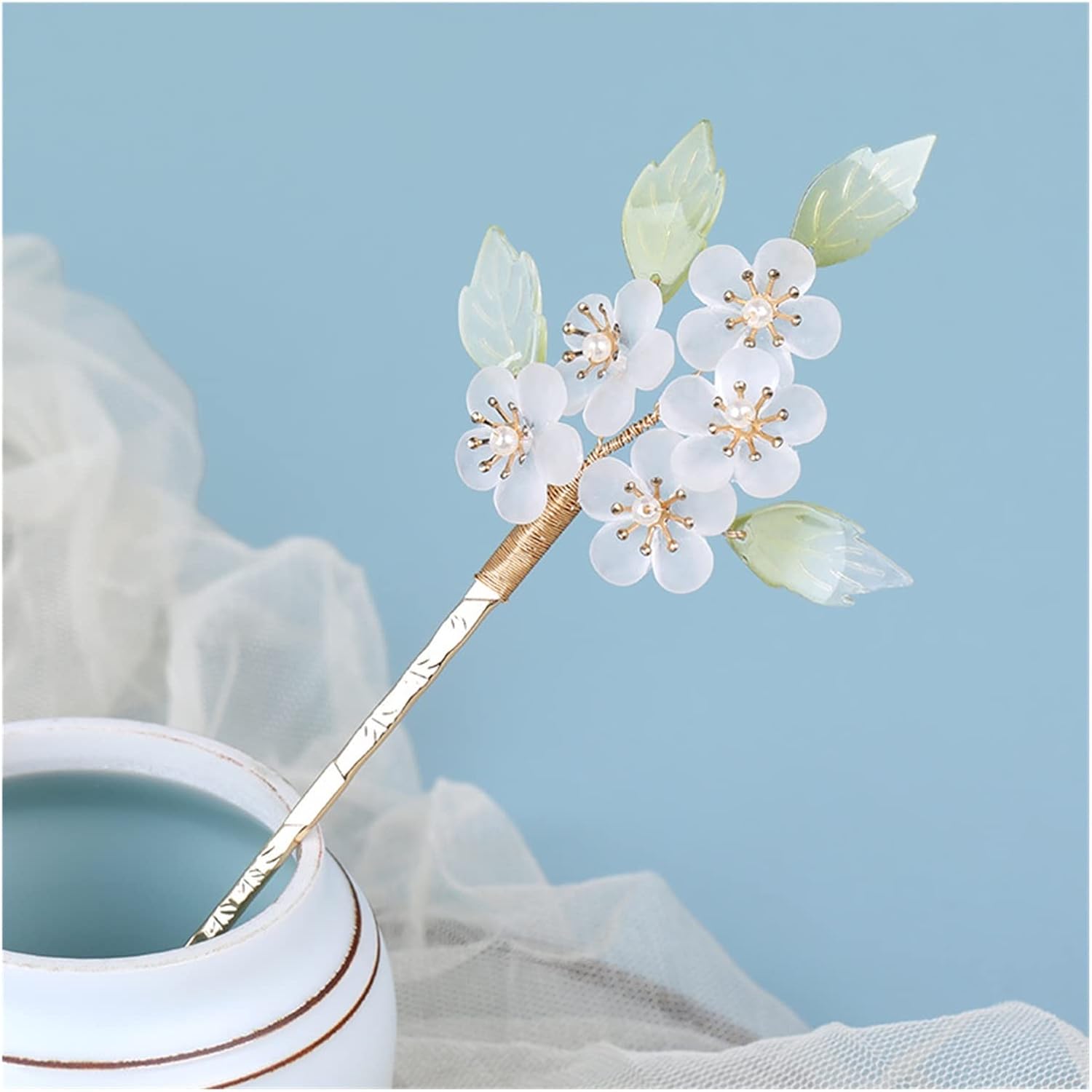 ヘアゴム ベビーヘアクリップ ぷっくりいちご×コットンリボン4〜5