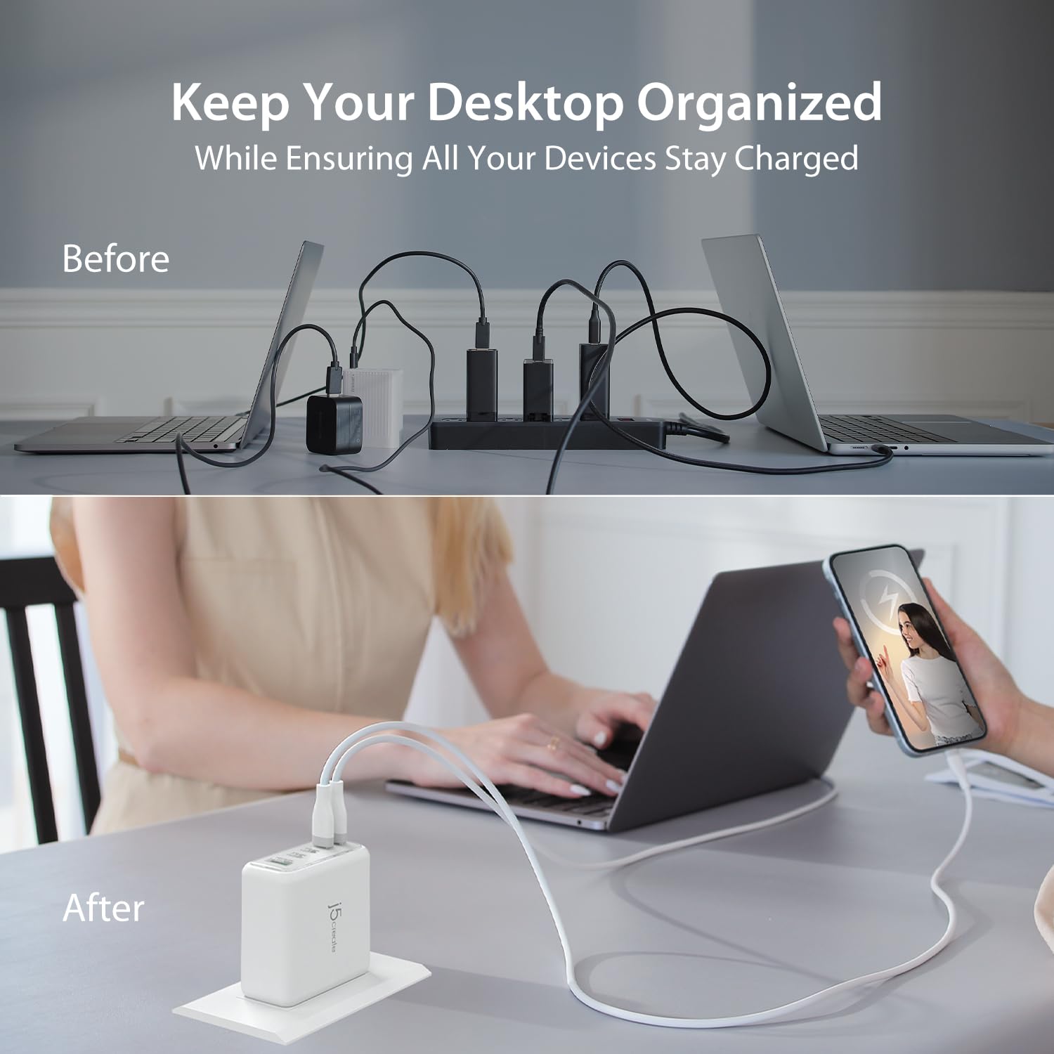 5-portowa ładowarka GaN USB C 100 W