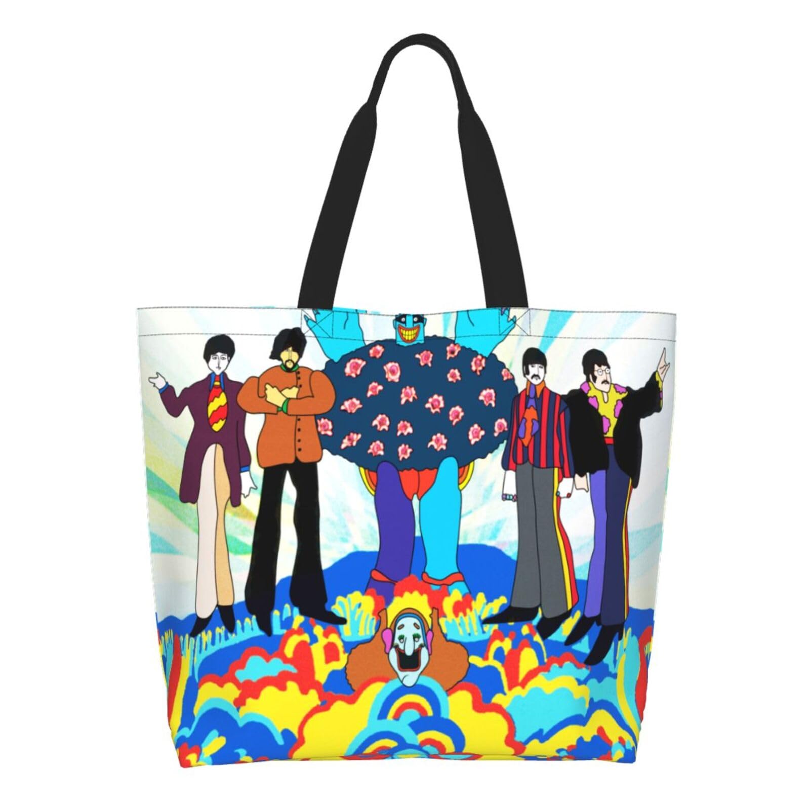 希少新品ビートルズTHEBEATLSABBEYROADトートバッグ 希少新品ザビートルズTHEBEATLSABBEYROADトートエコバッグブラック