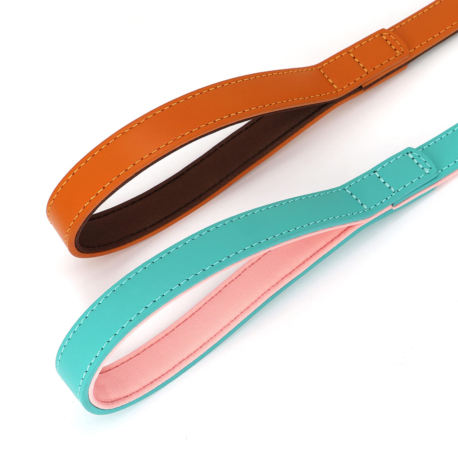 Ensemble De Laisse De Collier De Chien Personnalisé Tressé en Cuir Véritable Colliers pour Animaux De Compagnie Corde De Plomb De Marche Douce Réglable pour Les Petits Grands Chiens,Service