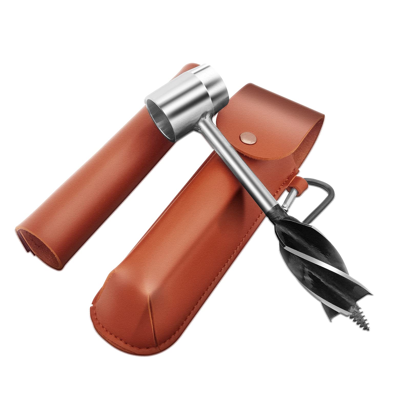 Strong Survival Tools for Settlers Wrench Wood Auger Drill Bit for Camping Bushcrafting Outdoor Multi-Purpose Drill Bit