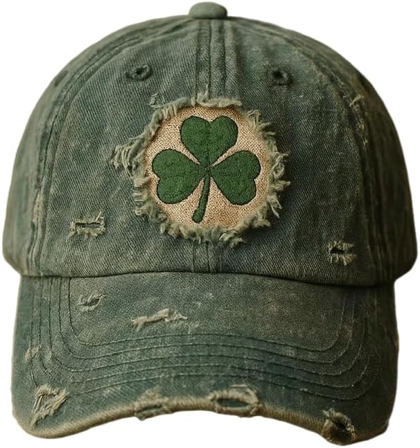 Unisex St. Patrick's Day Shamrock Art Hat St. Patrick's Day Irish Baseball Cap