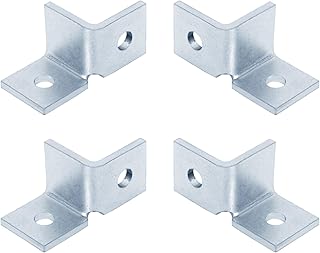 4 Pcs 2 Hole 90 Degree Wing Shape Strut Channel Fitting Bracket,Fit for 1/2" Bolt in All 1-5/8" Strut Channel, Right and Left Strut Connector Steel Thickness 5.7mm (4 Gauge)