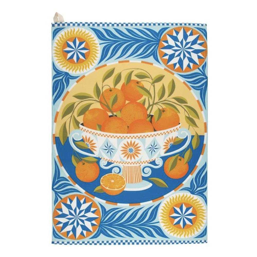 Elite Gift Boxes Printer Johnson Tea Towel Orange Bowl Tea Towel Cotton 750 x 600 mm