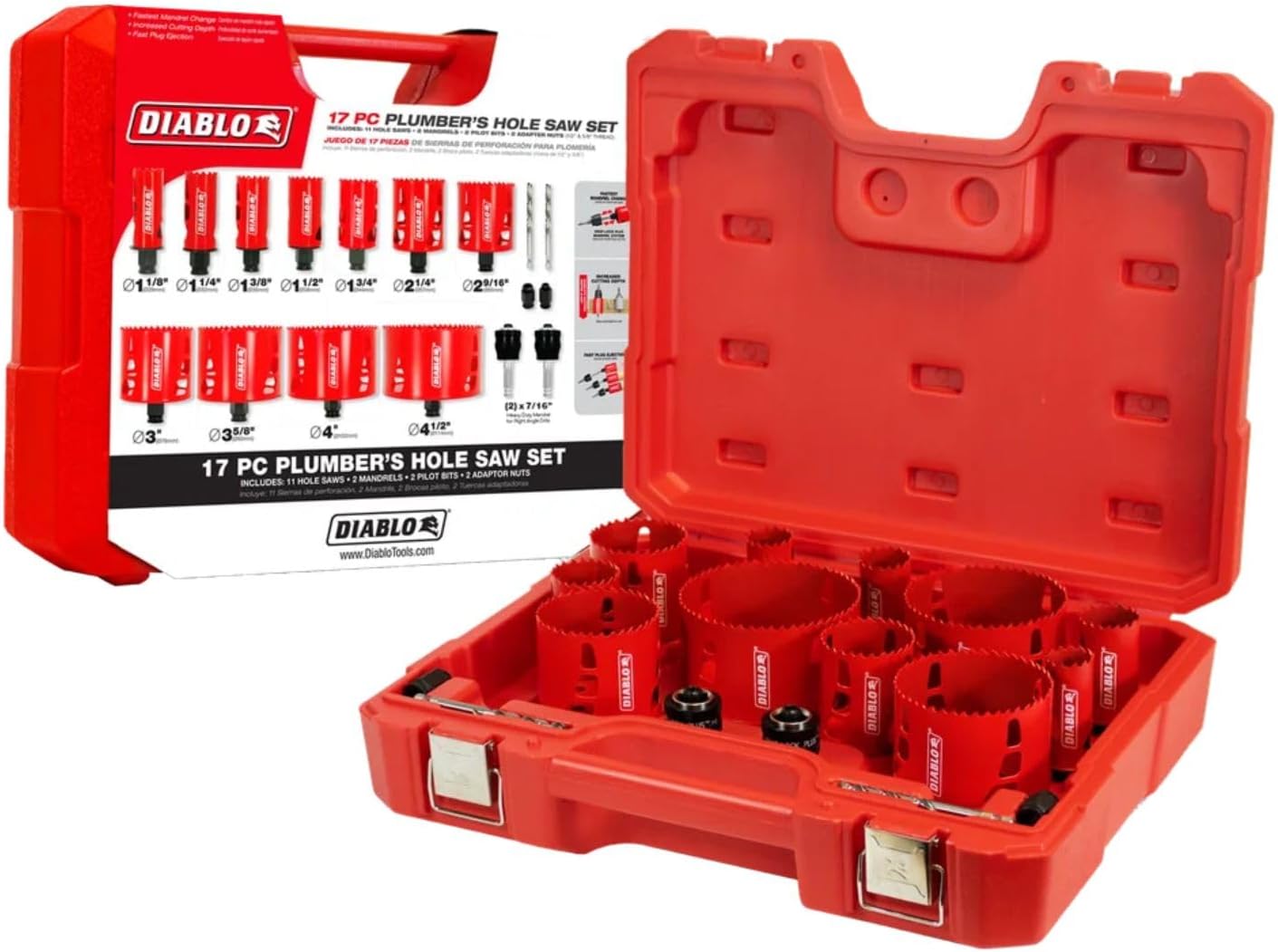 Freud DIABLO BIM HS SET - 17PC PLUMB