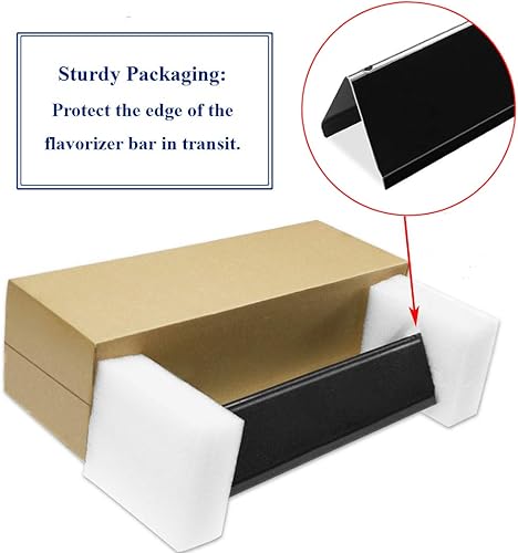 Miniatura 8 de Utheer 7635 Barras aromatizantes de 15.3 pulgadas para Weber Spirit I y II 200 Series (2 quemadores), Spirit E210 E220 S210 S220 con pomos de