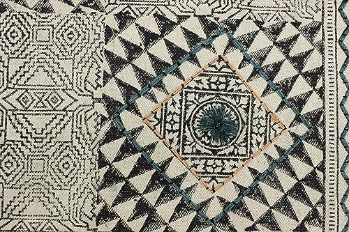Tapis carré résistant pour zone à forte circulation en coton - 8