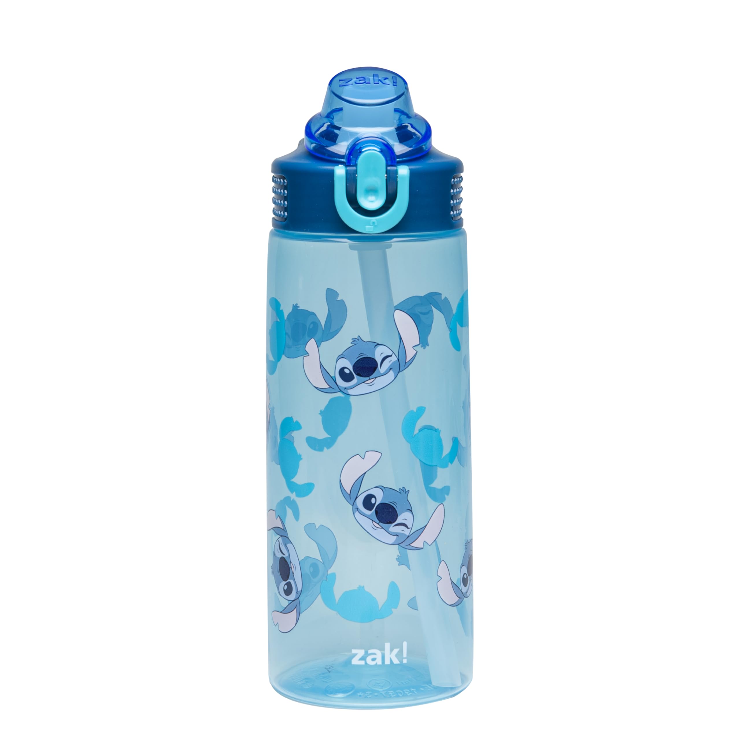 Gourde Stitch enfant étanche : bouteille d'eau plastique durable 750ml avec paille