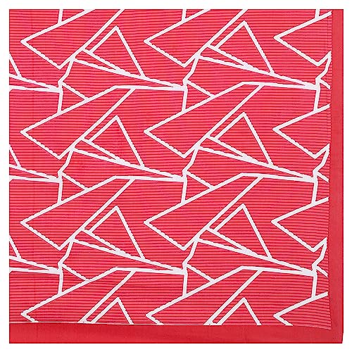 Image of RajasthaniKart Pure 100% Cotton Double Bed Sheet with 2 Pillow Covers (Bedsheet for Double Bed Cotton, Red,5286)