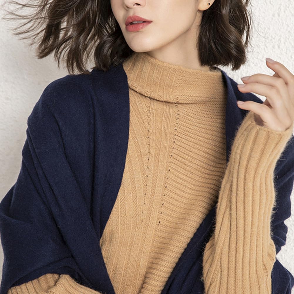 Sciarpa di Cashmere Per Le Donne 80'' * 27'' Regalo Pashmina Scialli e Wraps Spessore Oversize Inverno Morbido e Caldo
