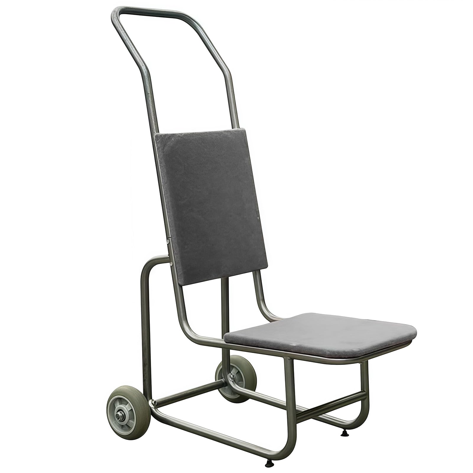 Carrello per Sedie, Carrello Portasedie, Carrello per Impilare Sedie, Carrello Commerciale in Ferro con capacità di 10 Sedie, Carrello per Deposito e Trasporto